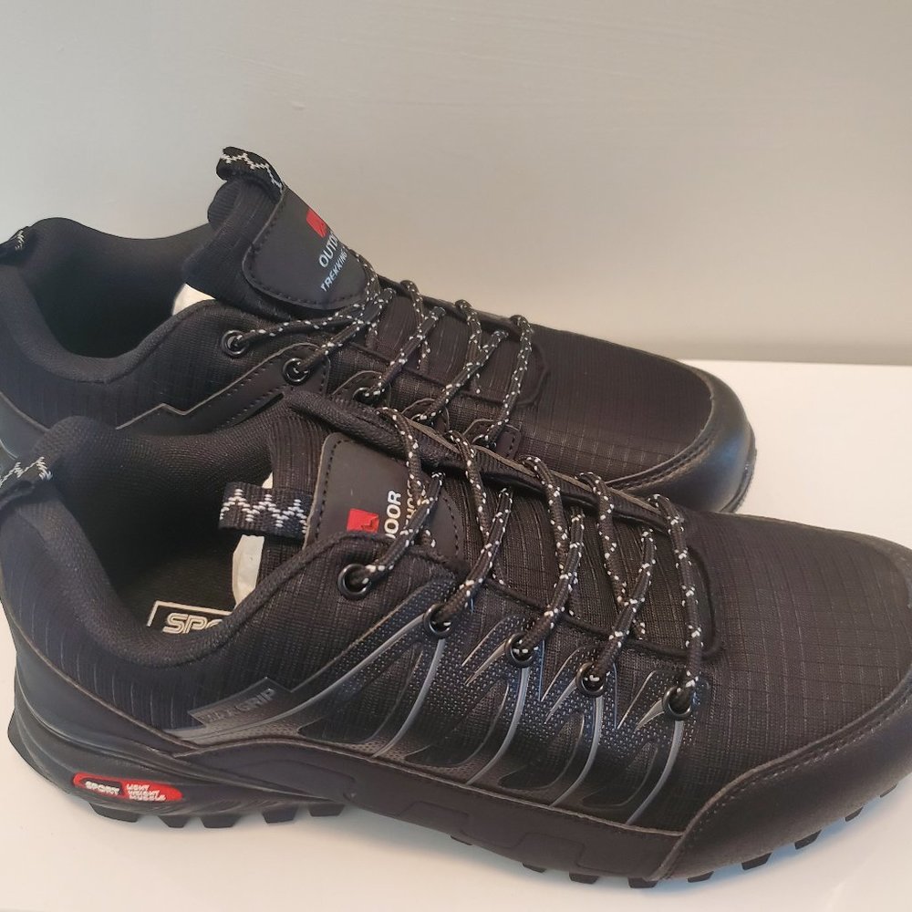Women's Sports Footwear Brand Outdoor Trekking Hiking Shoe Sneaker-Black - Picture 5 of 8